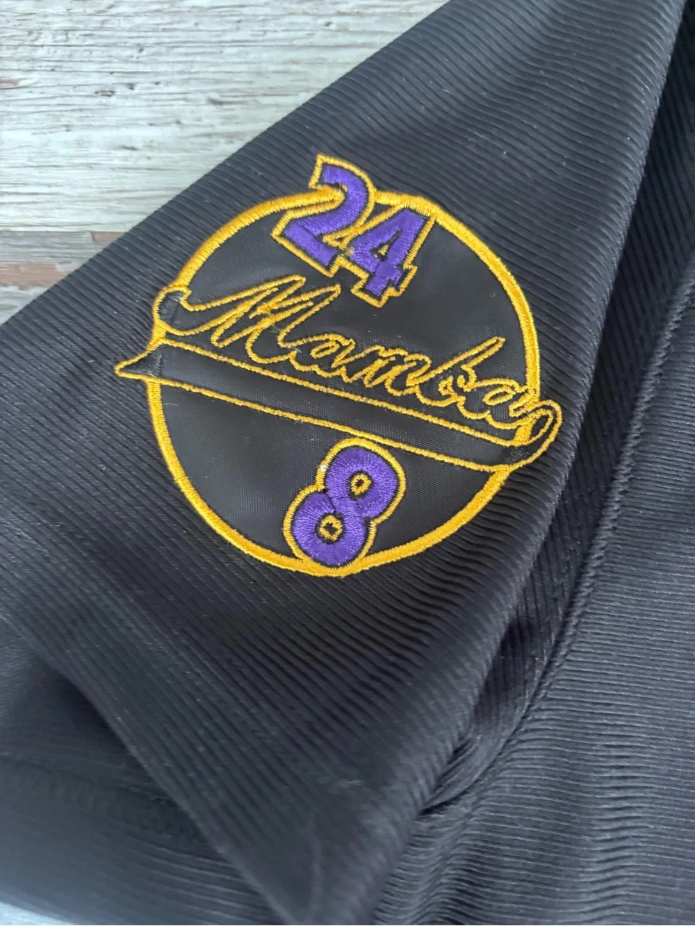 NWOT Headgear KOBE BRYANT BLACK MAMBA #24 Baseball Jersey #8 size L